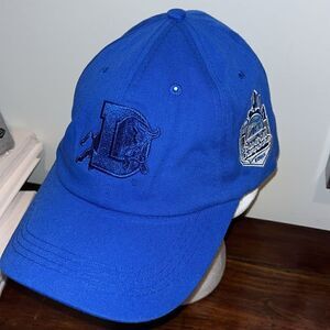 New Bull Durham Bulls Velcro back Royal Blue ACC baseball championship cap hat